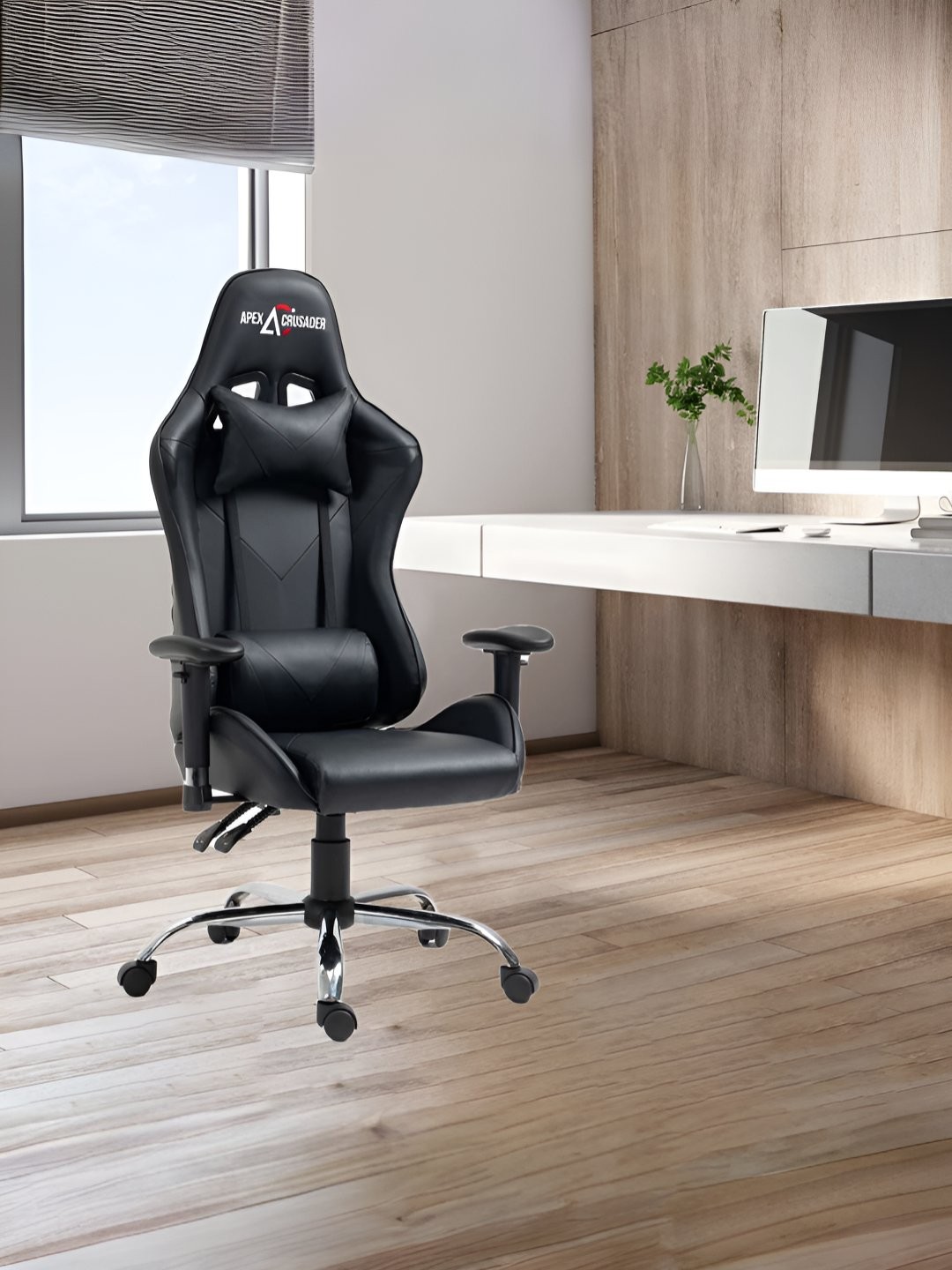 

SAVYA HOME BlackSpawn Gaming Chair, Black