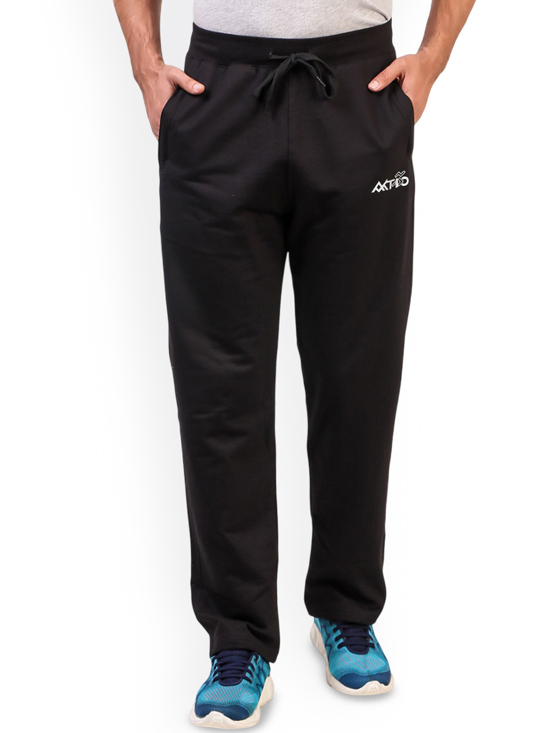 

AKTIO Men Mid-Rise Track Pant, Black
