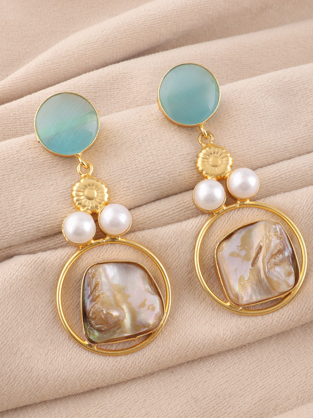 

Ozanoo Teardrop Shaped Drop Earrings, Blue