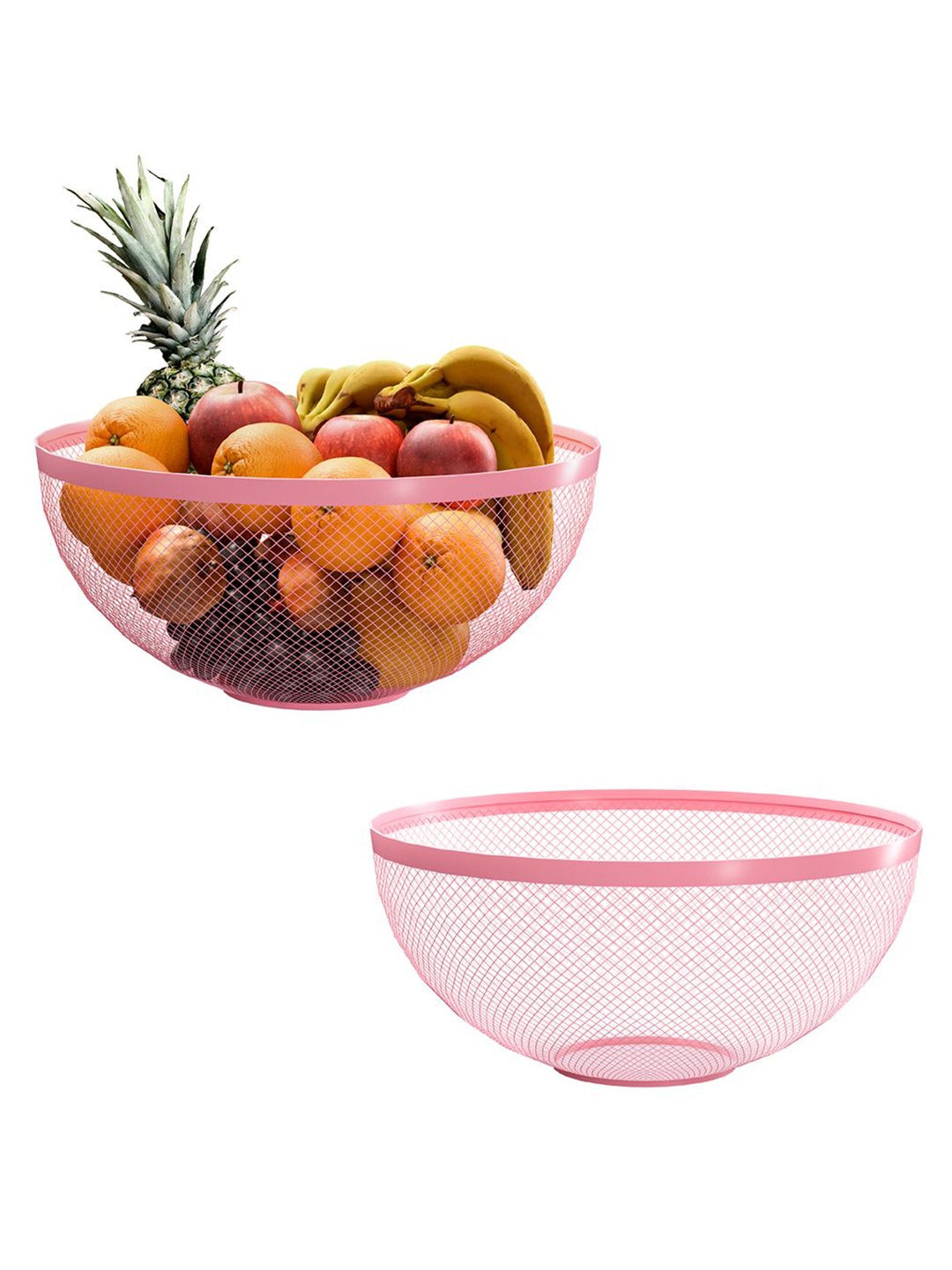 

Kuber Industries Unisex Pink Fruit and Vegetable Basket