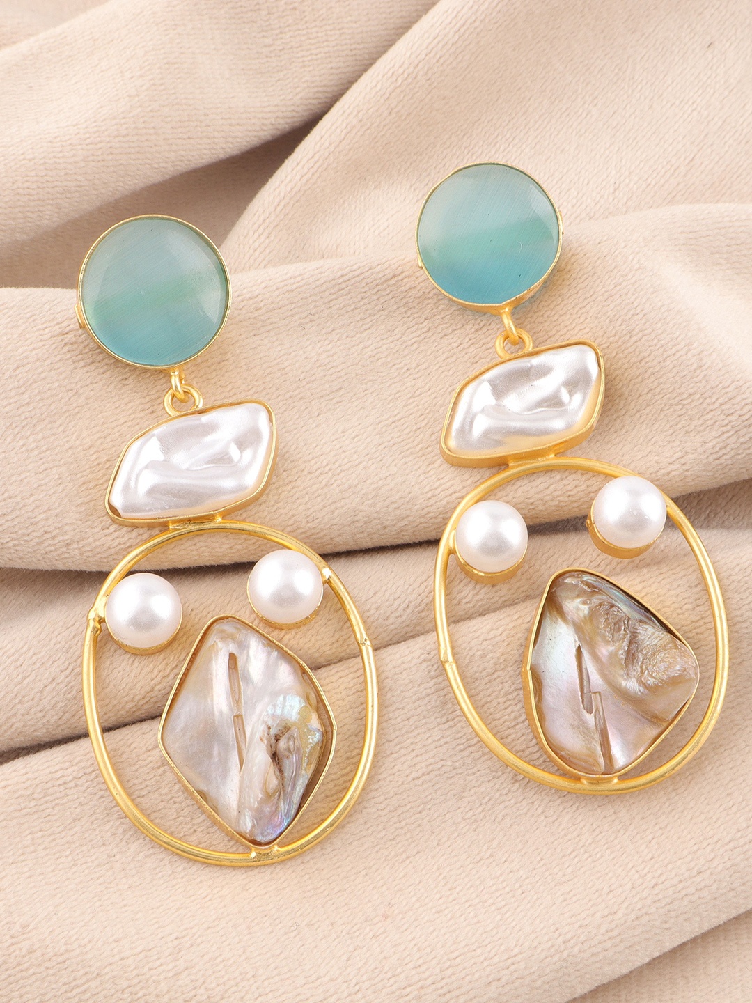 

Ozanoo Teardrop Shaped Drop Earrings, Blue