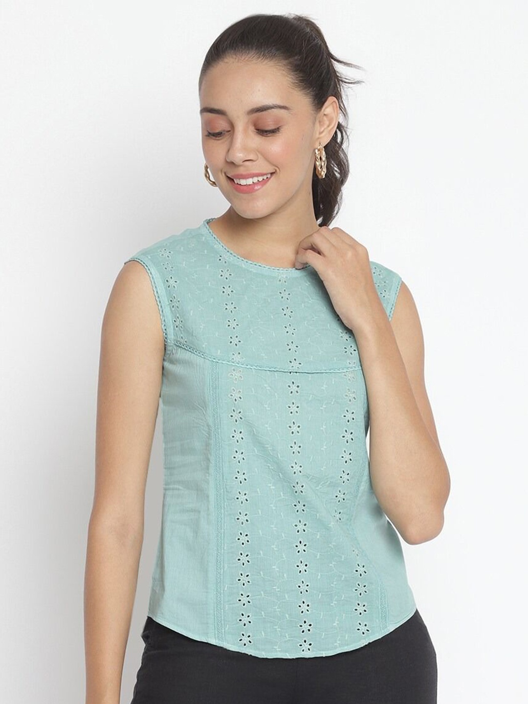 

ZARISTAA Top, Green