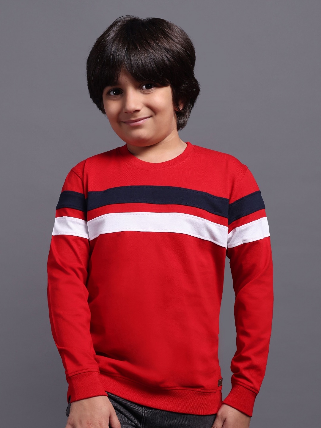 

Killer Boys Colourblocked Pure Cotton Pockets T-shirt, Red