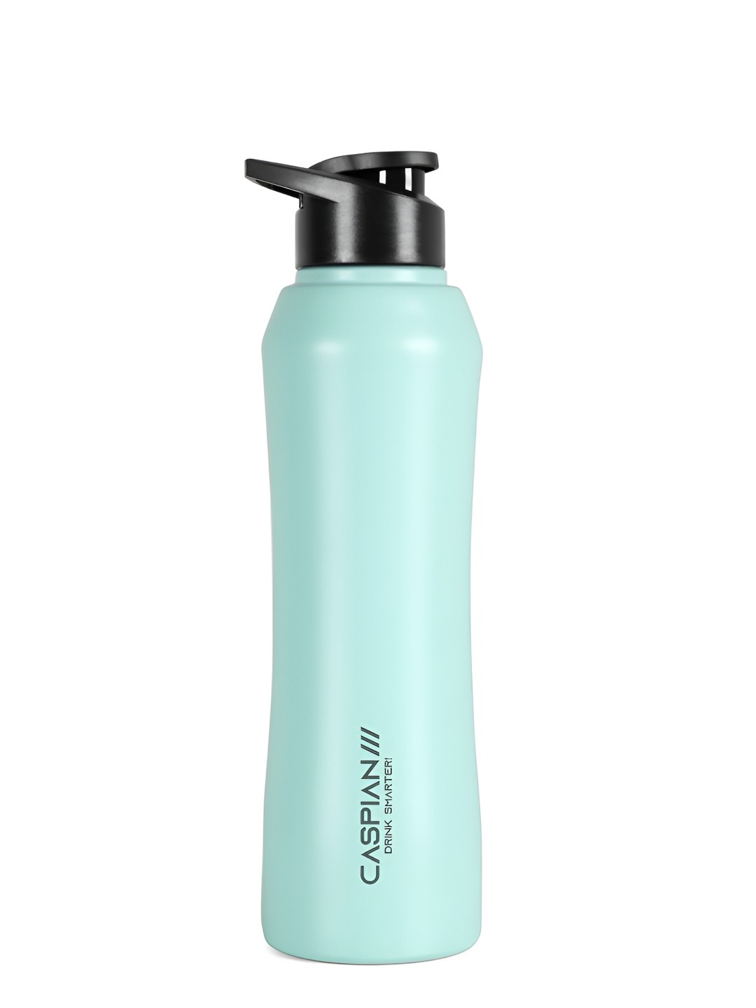 

Caspian Green & Black Single Stainless Steel Solid Single Wall Vacuum Water Bottle