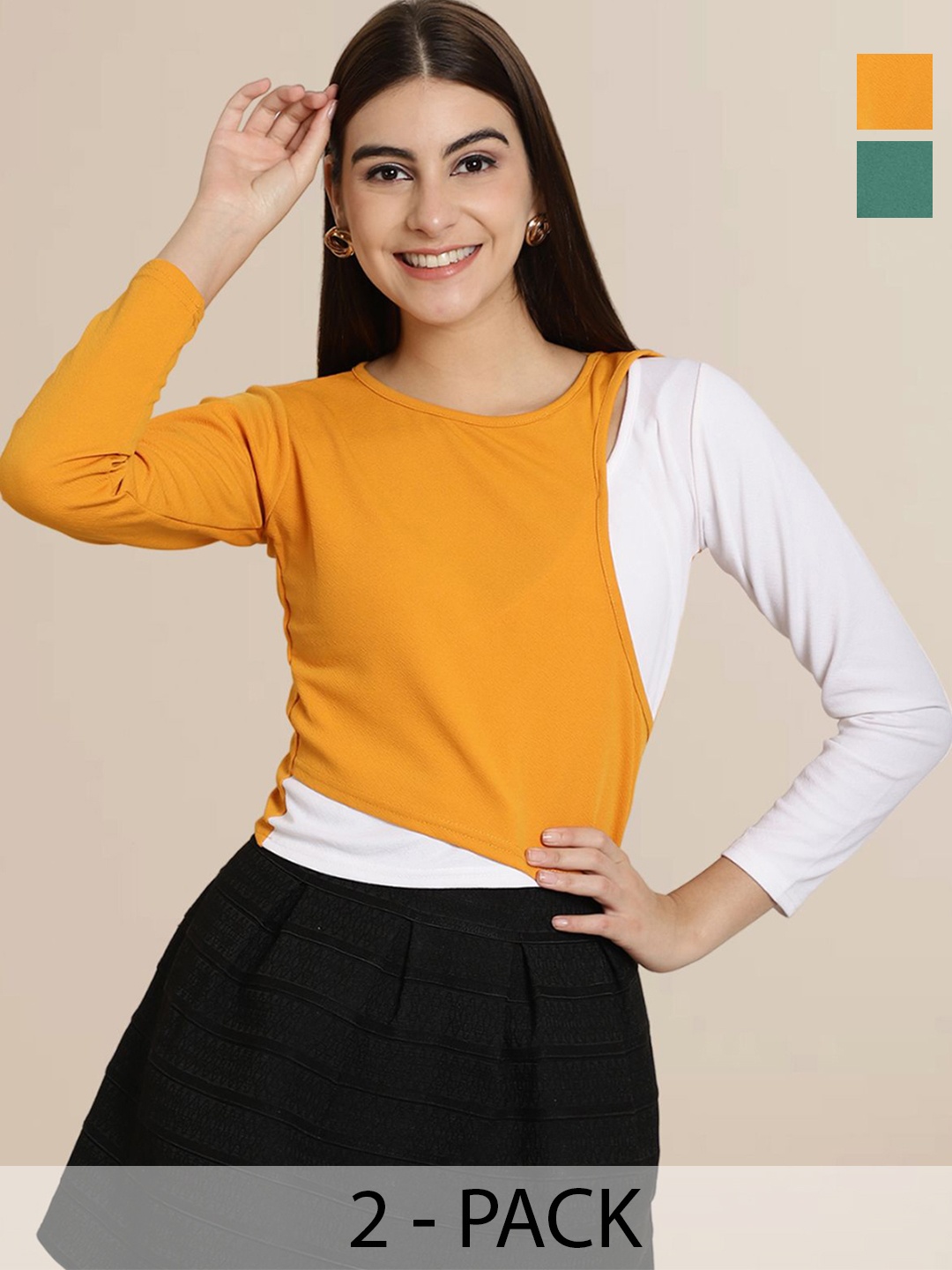 

Tromko Puff Sleeve Top, Multi