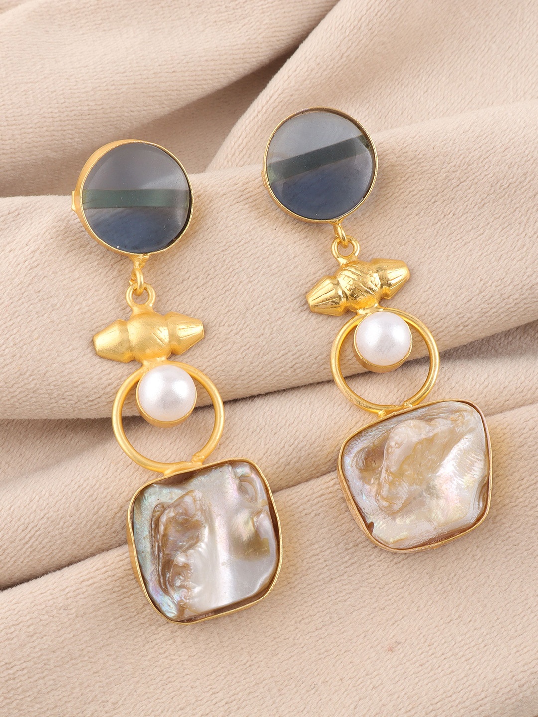 

Ozanoo Teardrop Shaped Drop Earrings, Blue