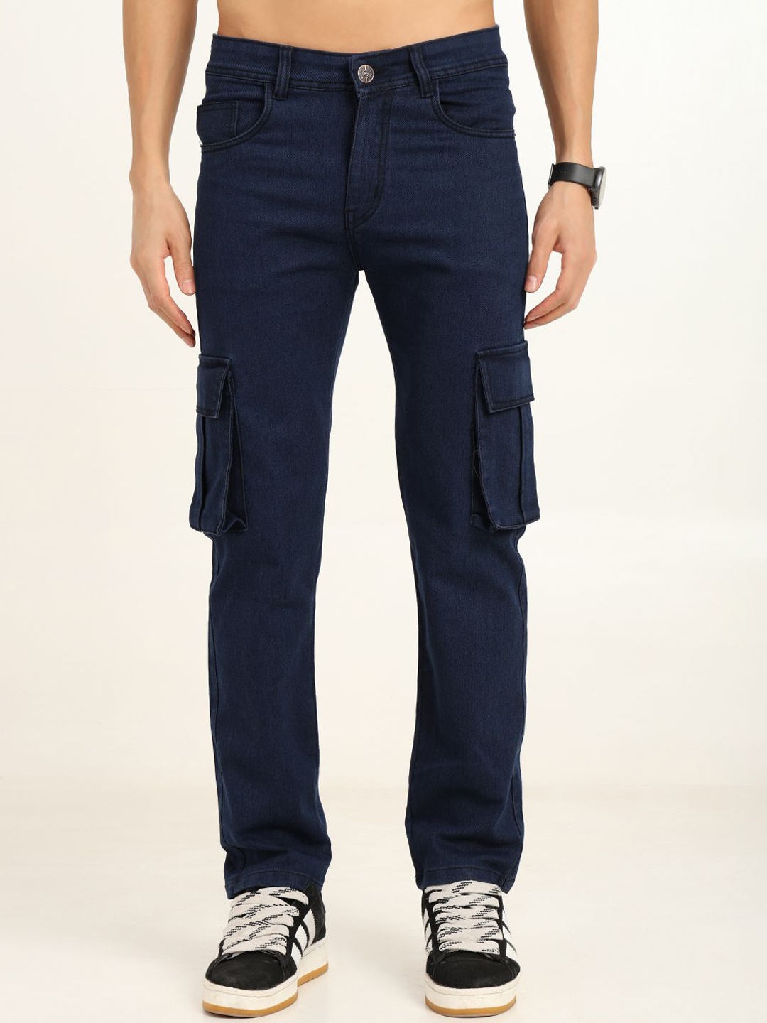 

INDIROCKS Men Jean Stretchable Jeans, Blue
