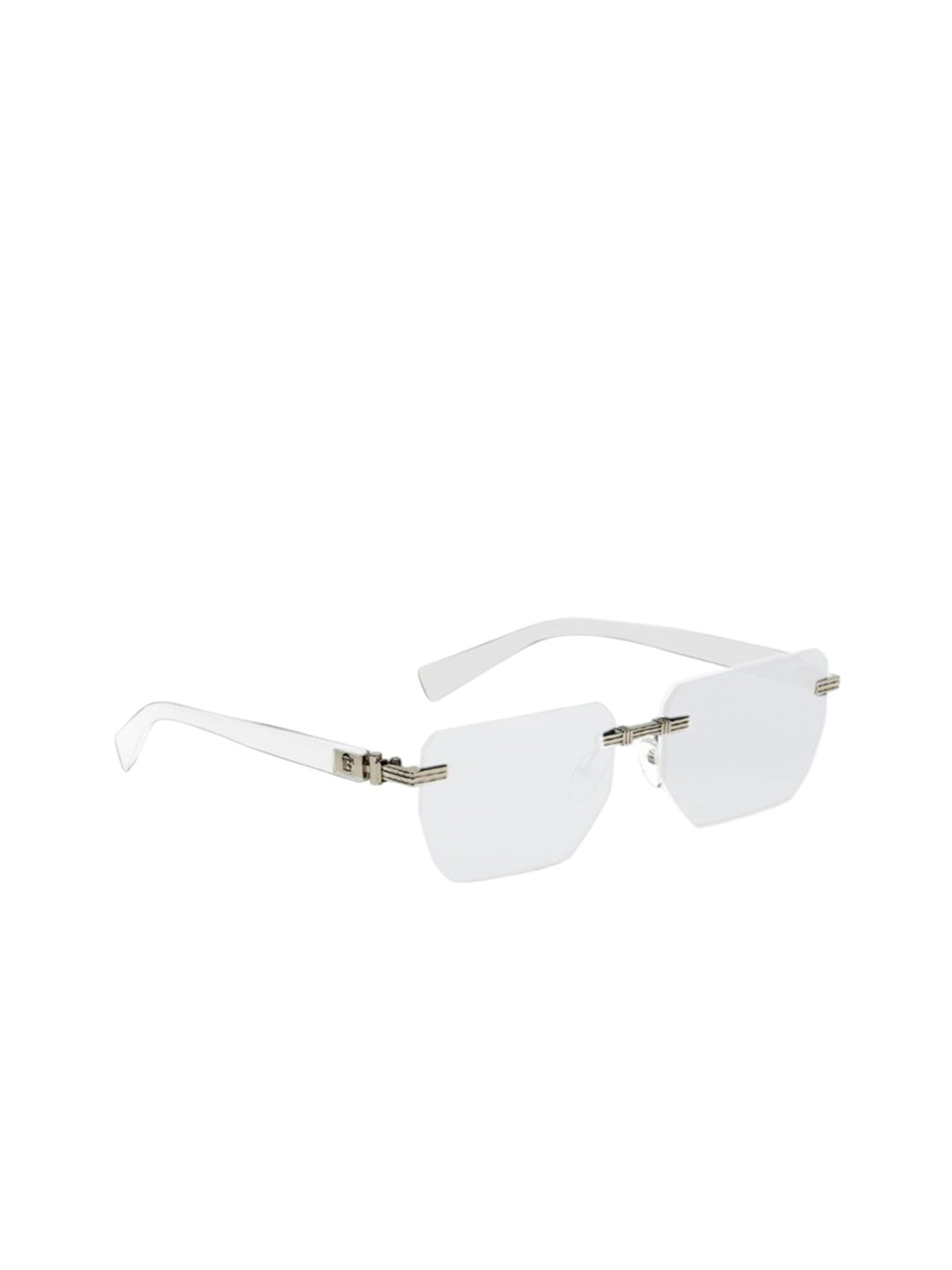 

ZAADRAN Unisex Oversized Sunglasses with Polarised and UV Protected Lens, White