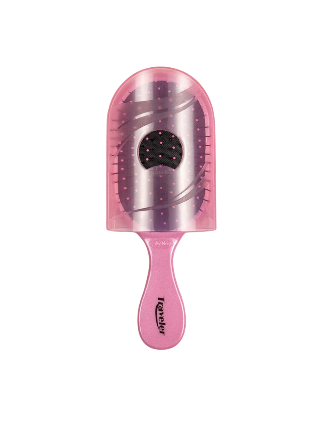 

NuWay 4Hair Patented Scalp Care Detangler Paddle Hair Brush - Pink