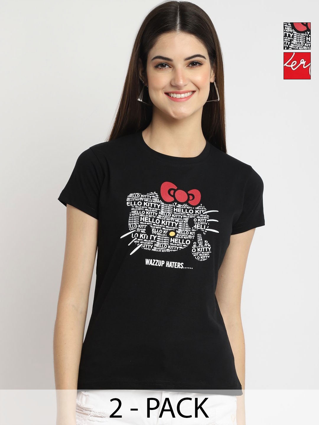 

Tromko Women Typography Printed T-shirt, Multi