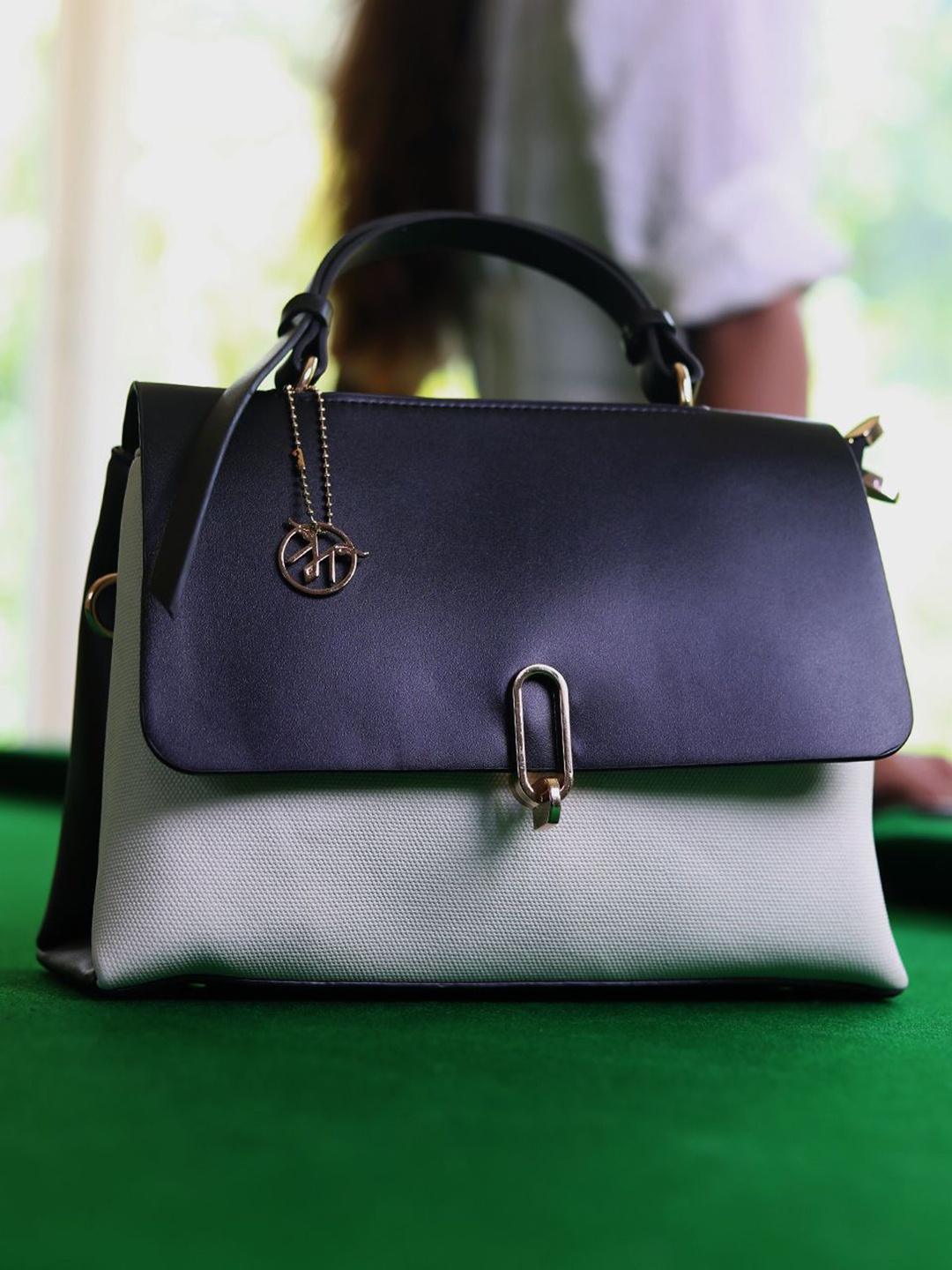 

Monrow PU Structured Satchel, Black