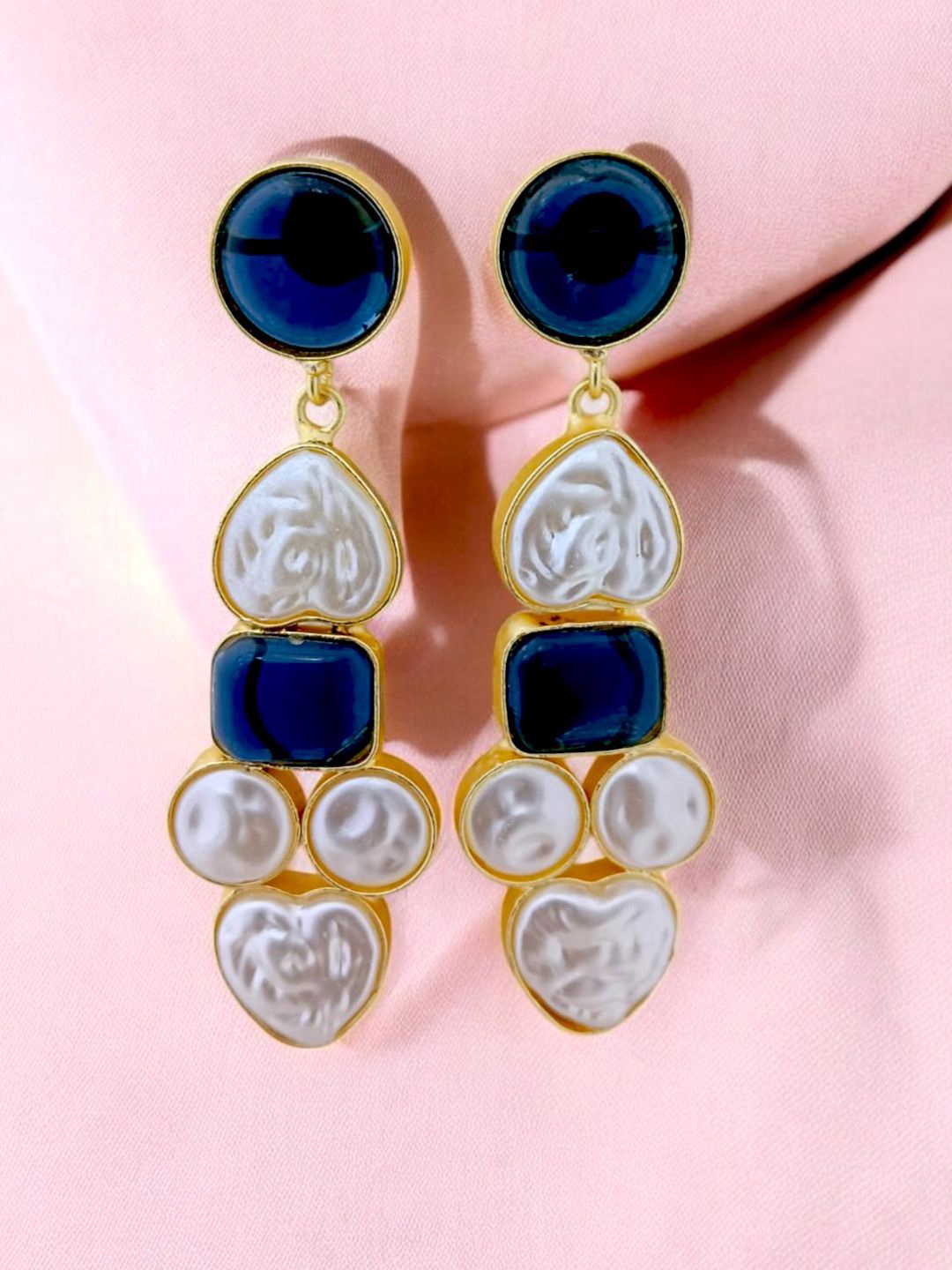 

TISHUL JEWELS Classic Drop Earrings, Blue