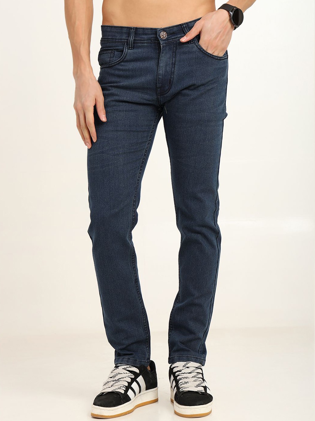 

CLUBROCKS Men Jean Stretchable Jeans, Blue