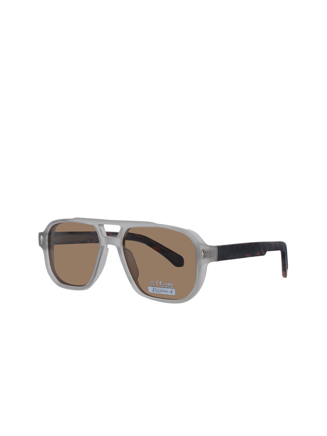 

JODYKOES Unisex Aviator Sunglasses with Polarised and UV Protected Lens JK-66506-C6, Brown