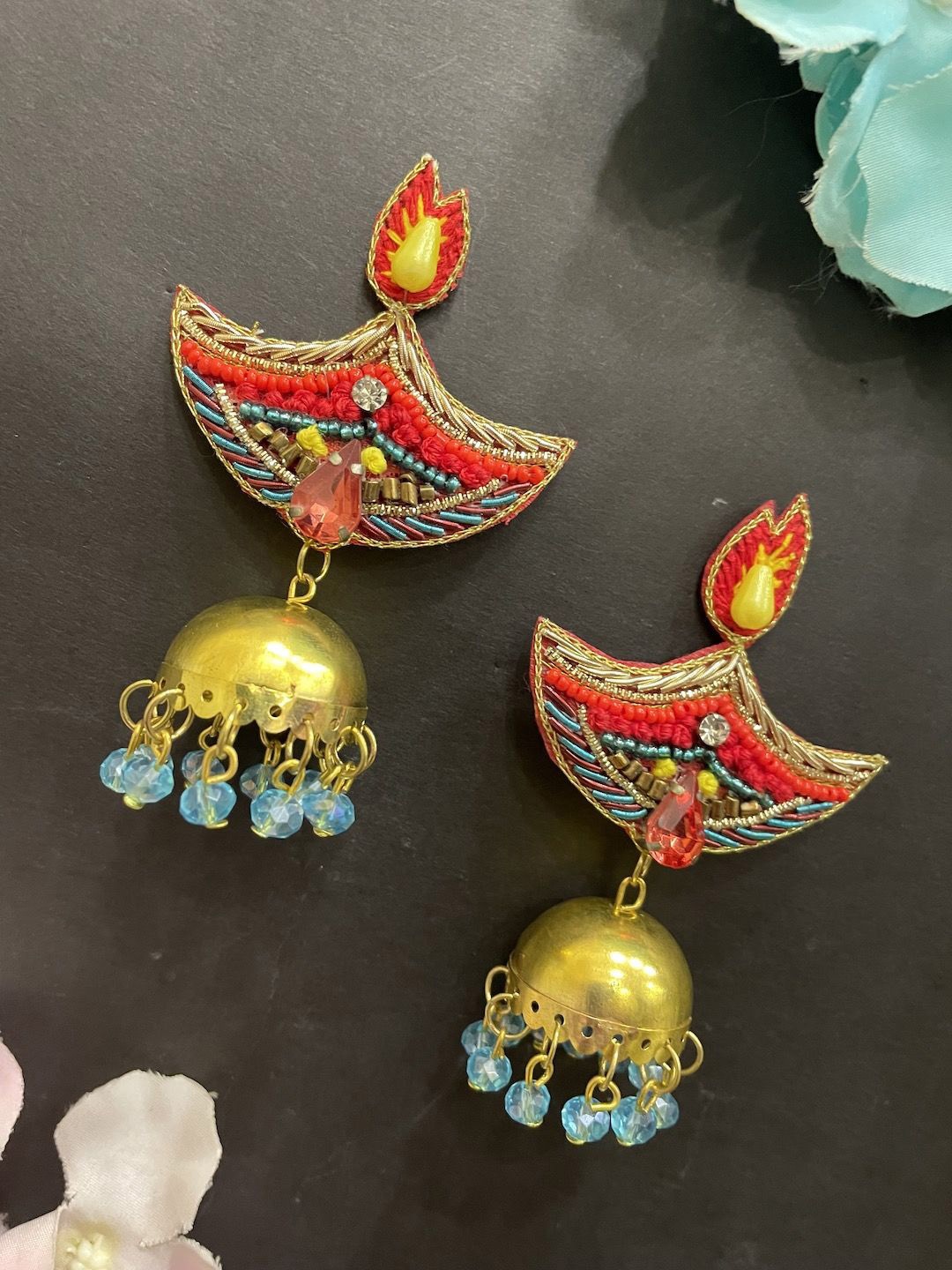 

Digital Dress Room Classic Drop Earrings, Multi