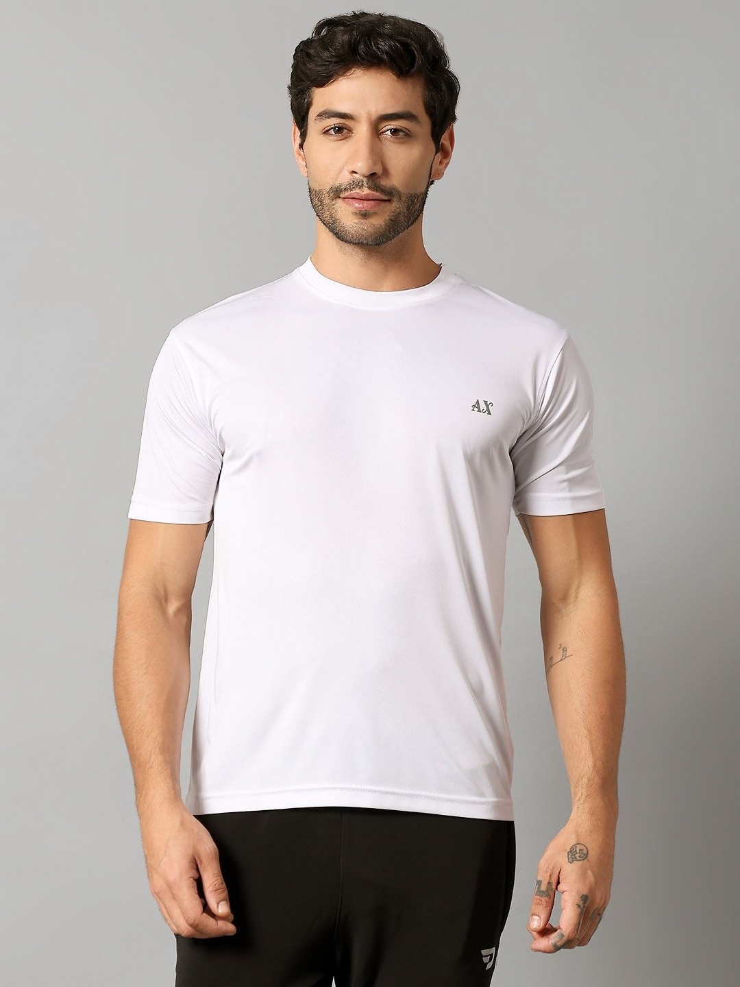 

AUXAMIS Men Pockets T-shirt, White