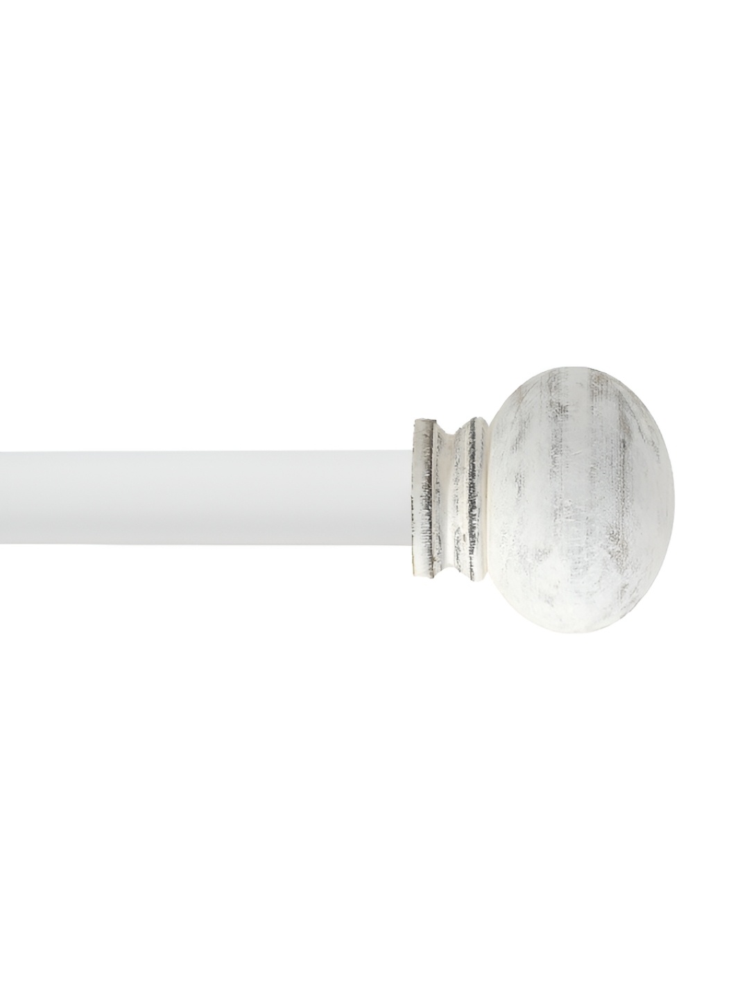

Deco Window White Extendable Curtain Rods With Brackets