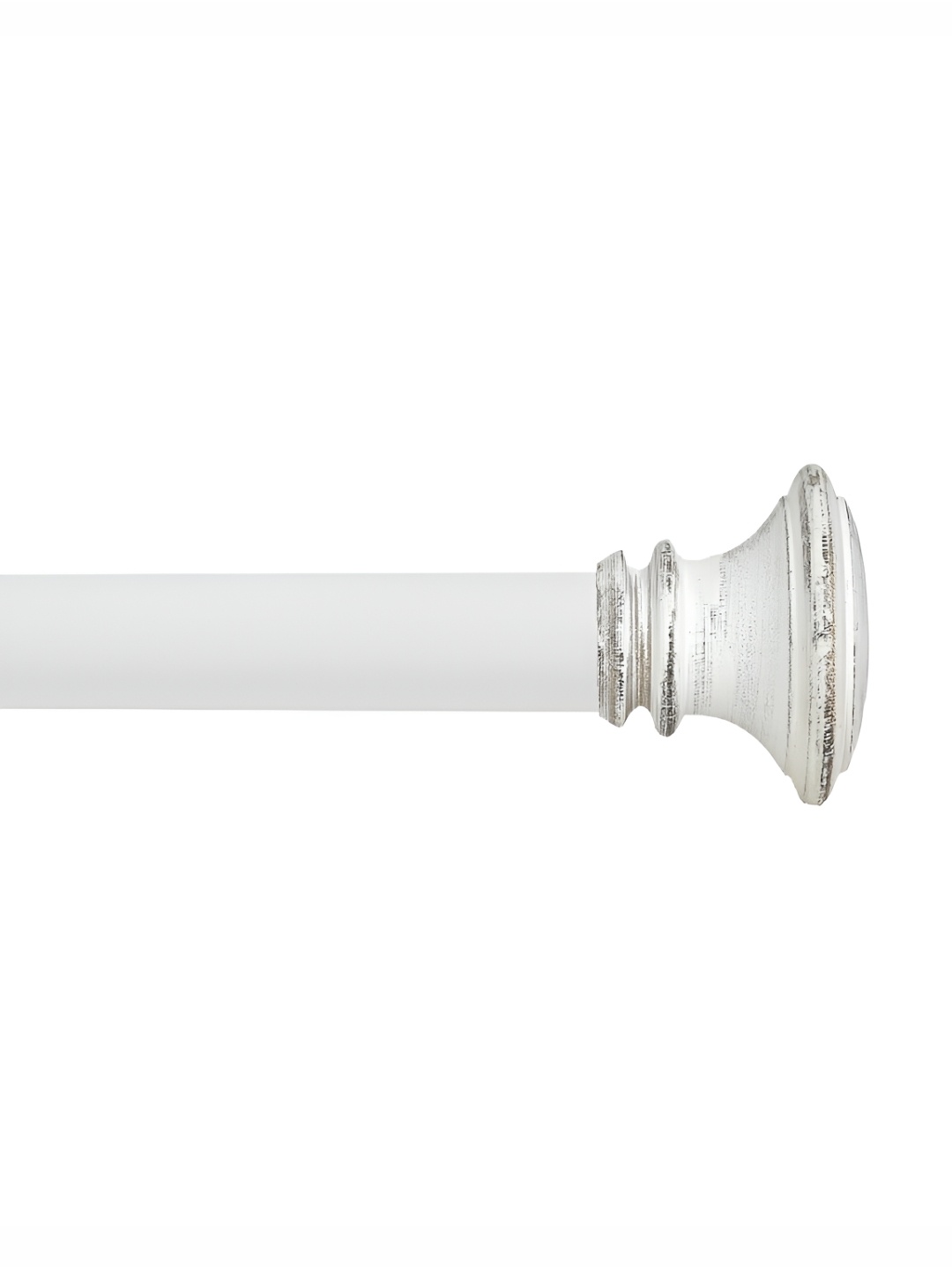 

Deco Window White Extendable Curtain Rods With Brackets