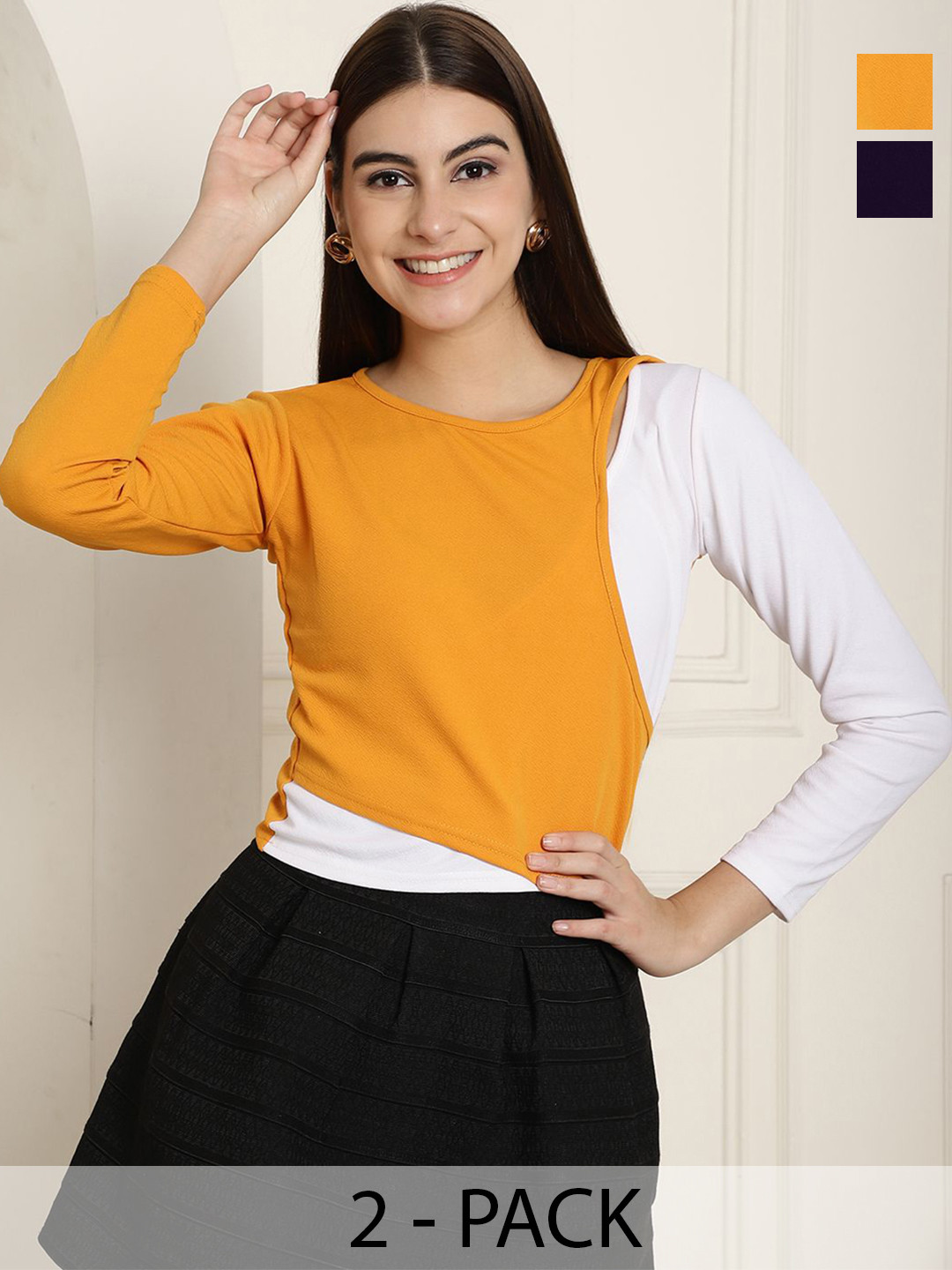 

Tromko Puff Sleeve Top, Multi