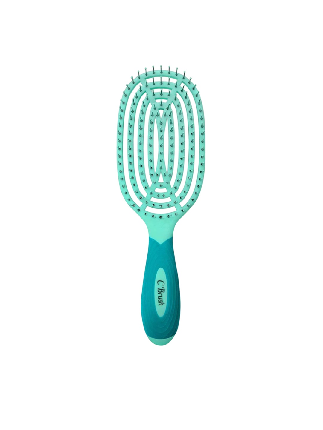 

NuWay 4Hair Patented Detangler Paddle Hair Brush - Green