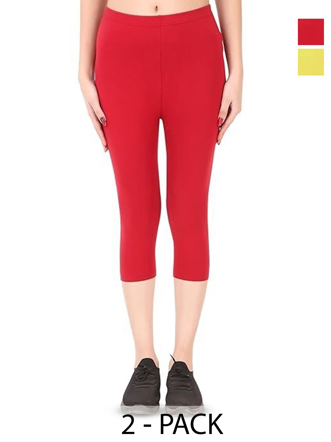 

LOVO Girls Capris, Red