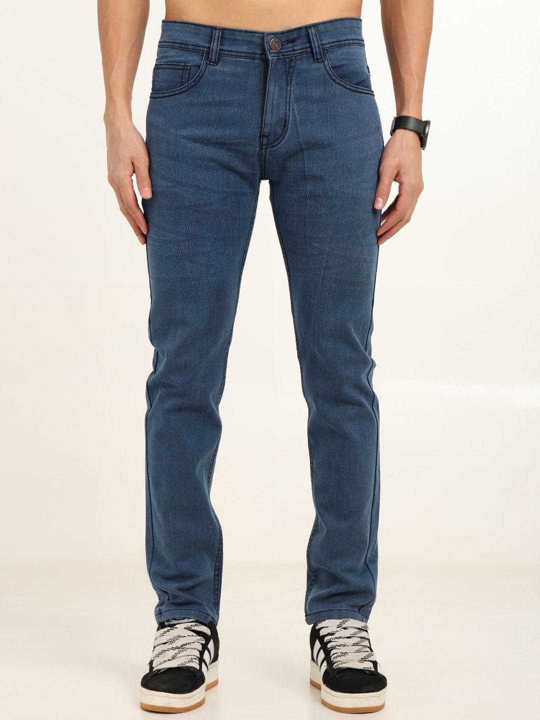 

ComfyStyle Men Jean Stretchable Jeans, Blue