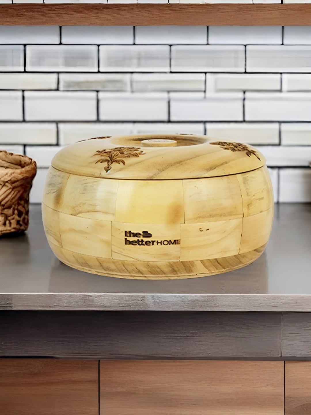 

The Better Home Multicoloured 2024 Wood 1 Pieces Easy to Clean Core Casserole, Multi