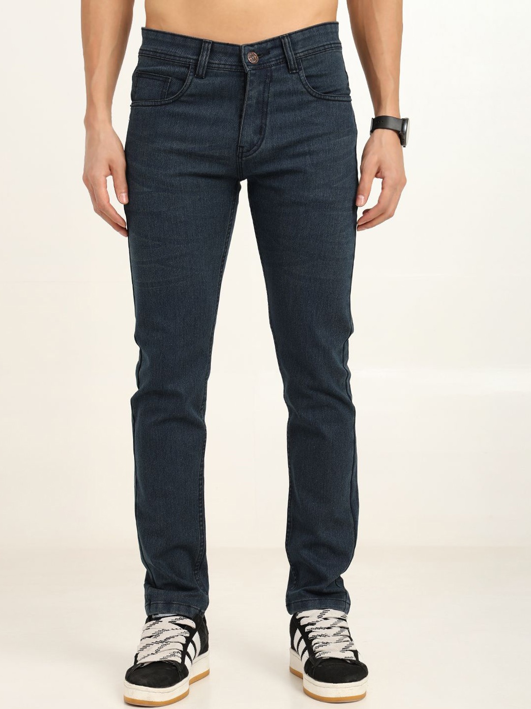 

ComfyStyle Men Jean Stretchable Jeans, Blue
