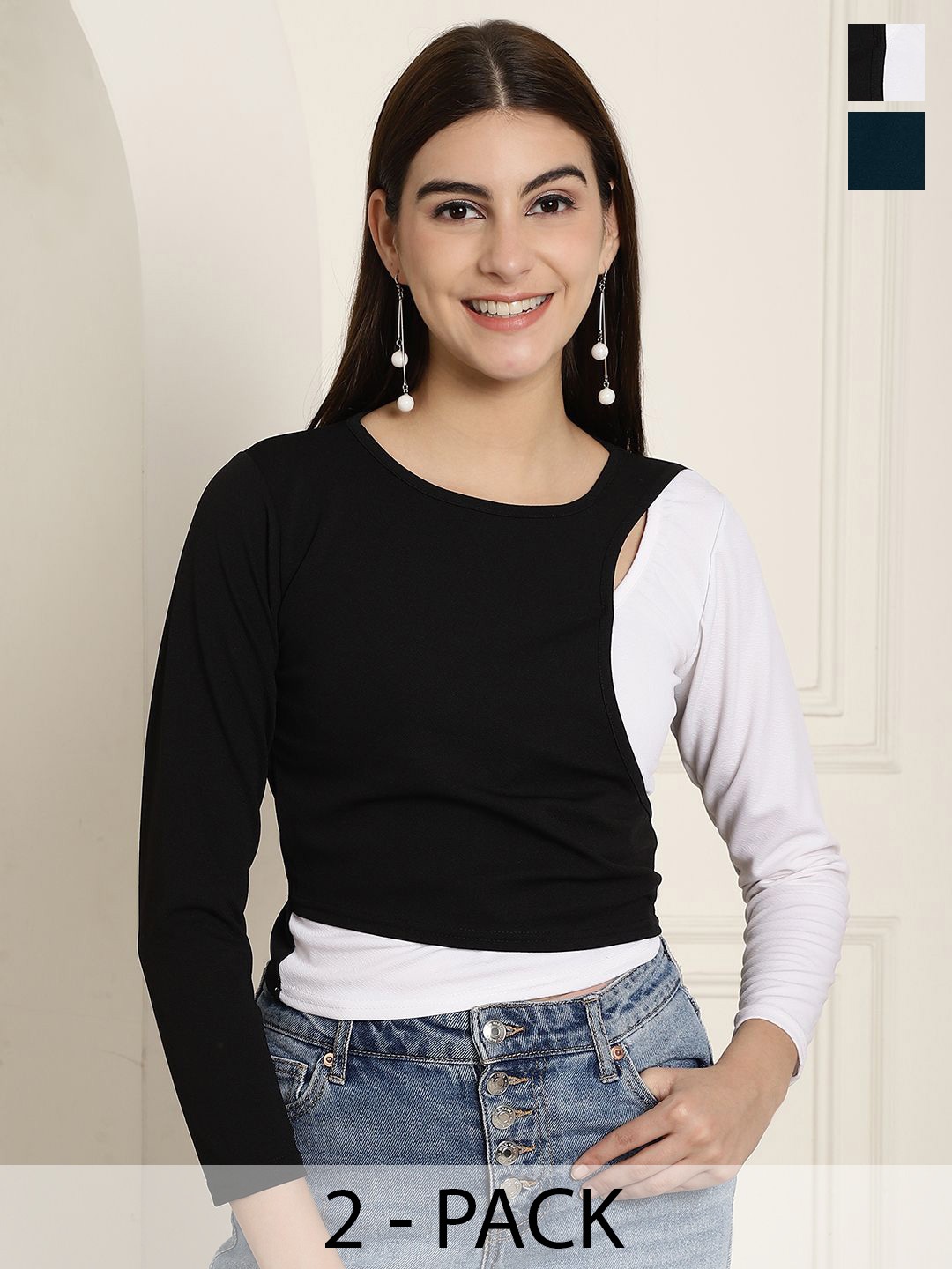

Tromko Sweetheart Neck Puff Sleeve Top, Multi