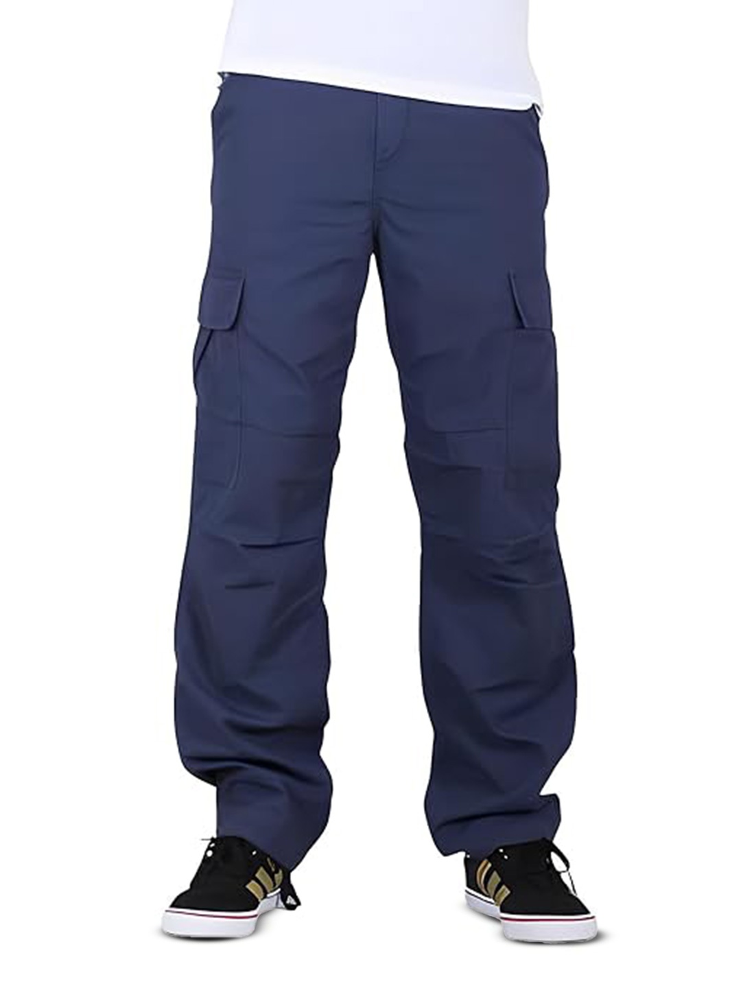 

BAESD Men Classic High-Rise Cargos, Blue