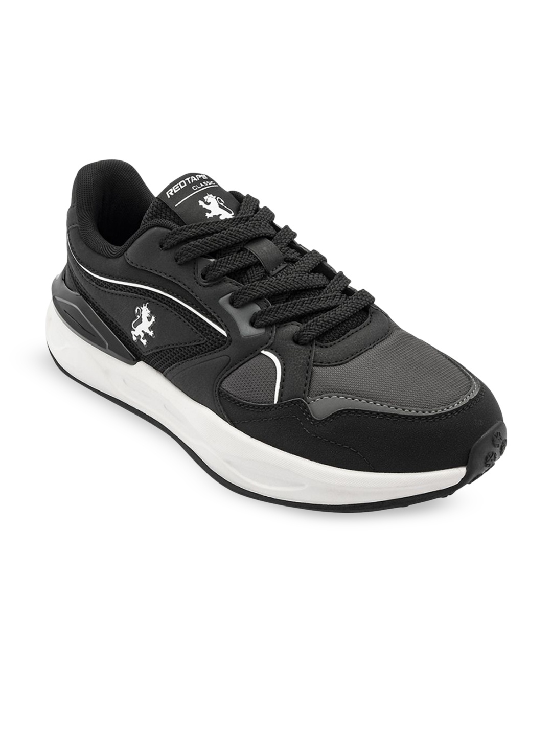 

Red Tape Men Colourblocked Lace-Ups Sneakers, Black
