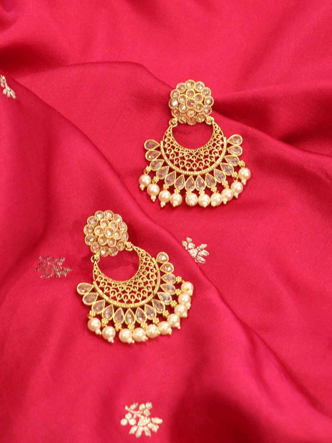 

NILA Contemporary Drop Earrings, Gold