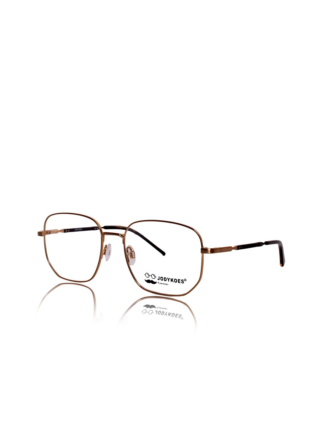 

JODYKOES Unisex Full Rim Square Frames, Gold