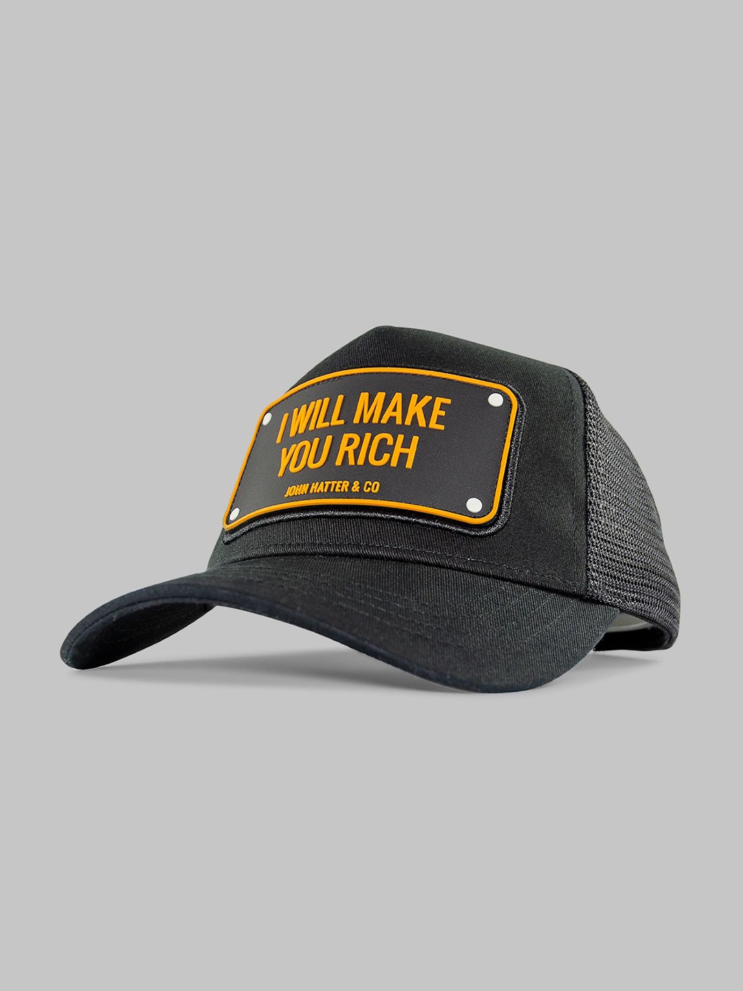 

John Hatter & Co. Unisex Baseball Cap, Black