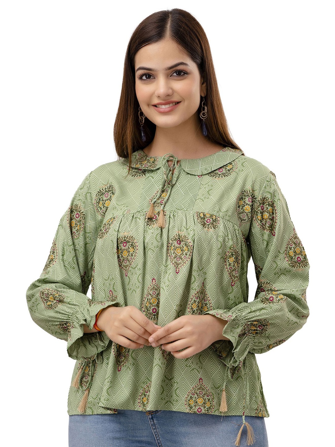 

DMP FASHION Print Top, Lavender