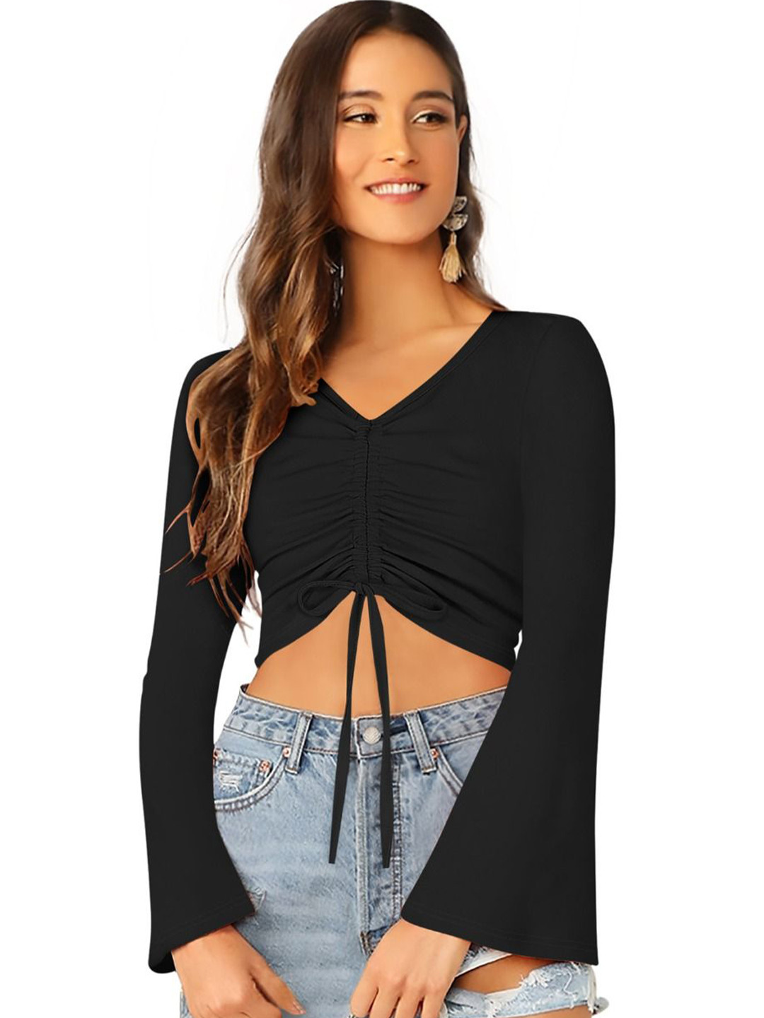 

BAESD Batwing Sleeve Top, Black