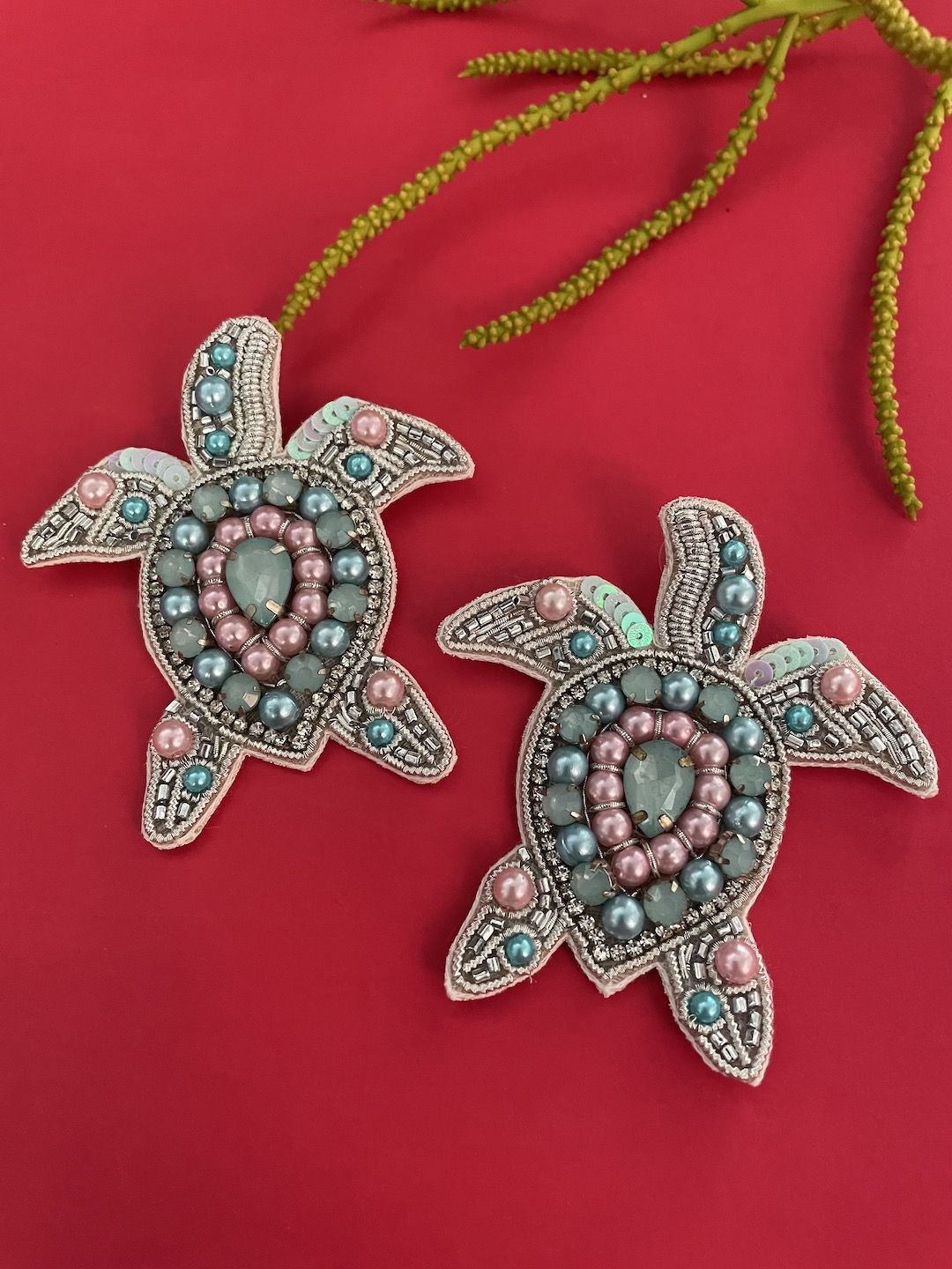 

Digital Dress Room Classic Studs Earrings, Multi