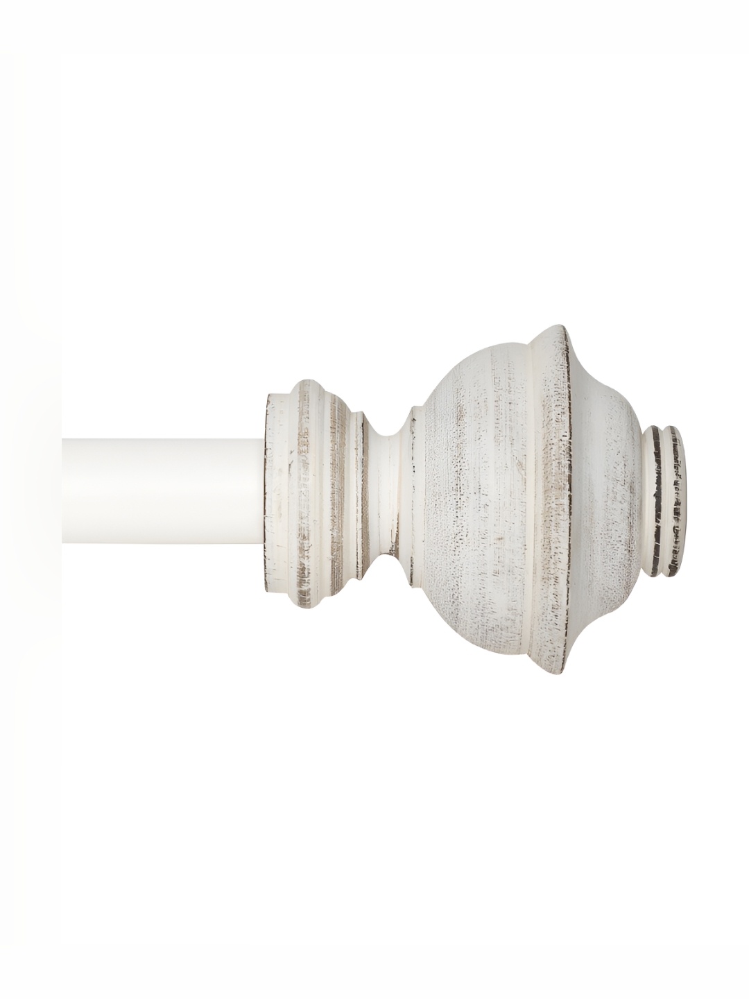 

Deco Window White Extendable Curtain Rods With Brackets