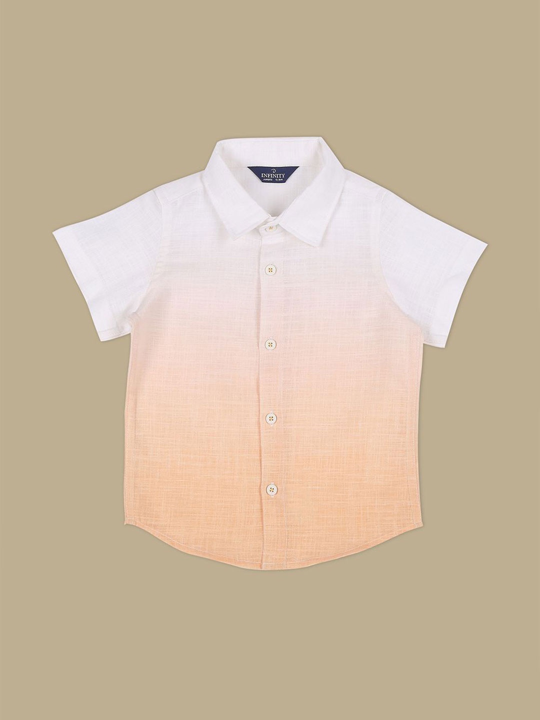 

Infinity Boys Opaque Casual Shirt, Peach