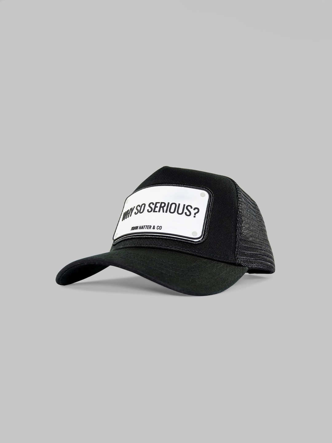 

John Hatter & Co. Unisex Printed Baseball Cap, Black