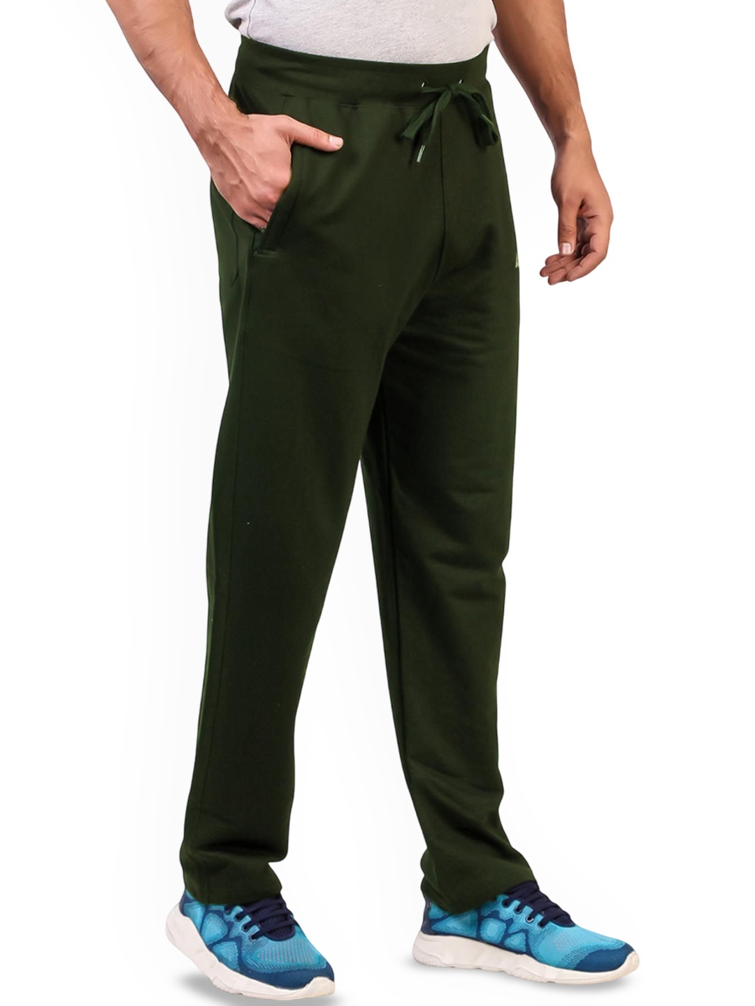 

AKTIO Men Mid-Rise Track Pant, Olive