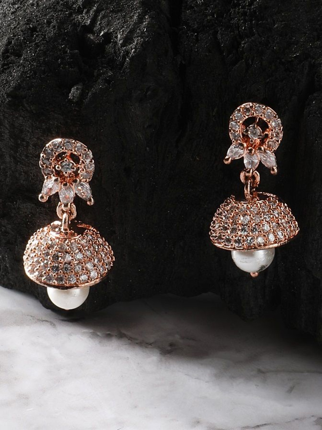 

NILA Contemporary Drop Earrings, Gold