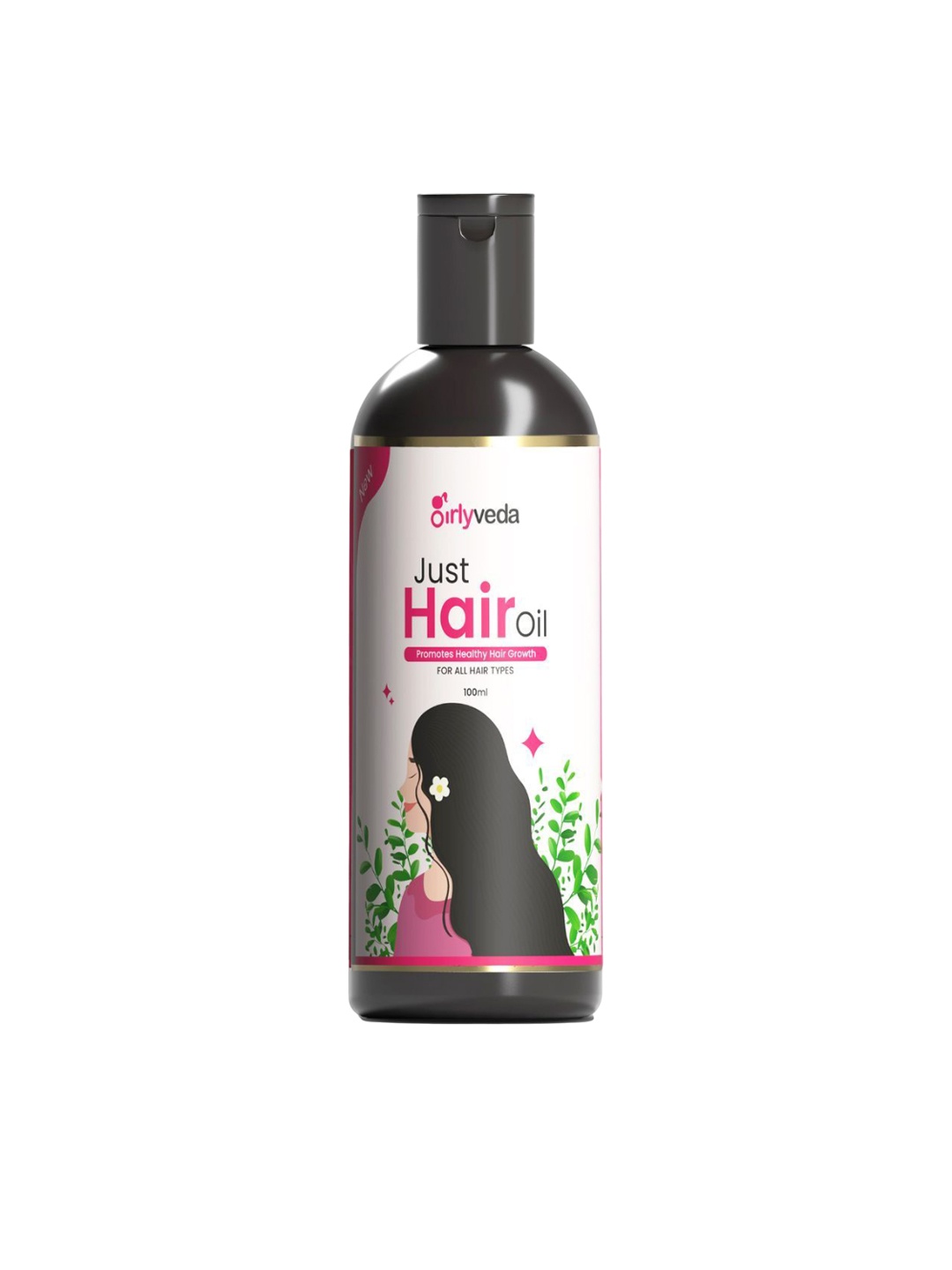 

Girlyveda Just Ayurvedic Hair Oil- 100 ml, Black
