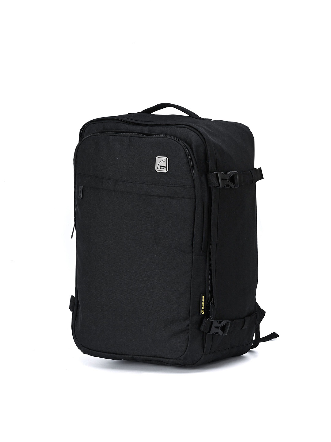 

Travel Blue Unisex 24 to 30 Litres Zip Pouch Backpack With Compression Straps, Black