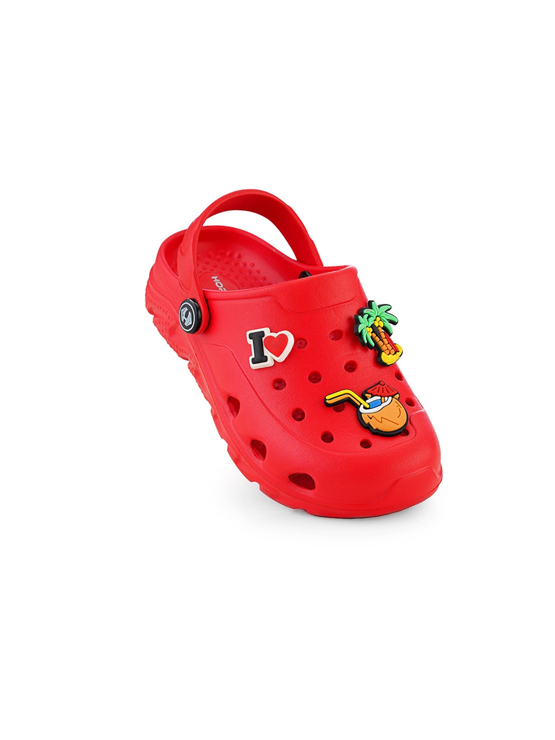 

Hoppa Kids Self Design Clogs, Red