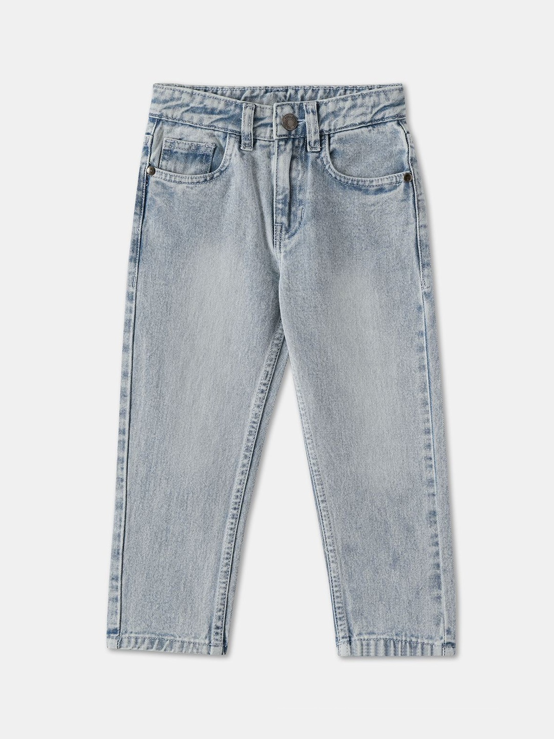 

R&B Boys Relaxed Fit Heavy Fade Jeans, Blue