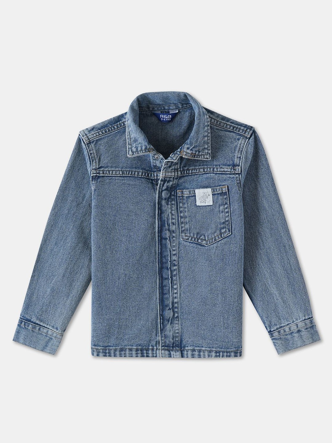 

R&B Boys Opaque Casual Shirt, Blue