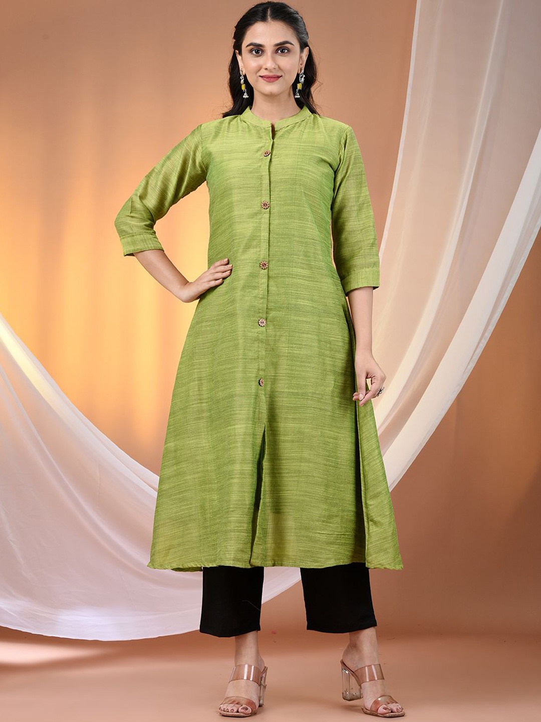 

Charukriti Women Kurta, Green