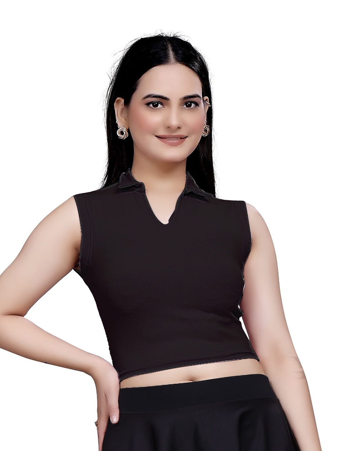 

DressBerry Tank Crop Top, Black