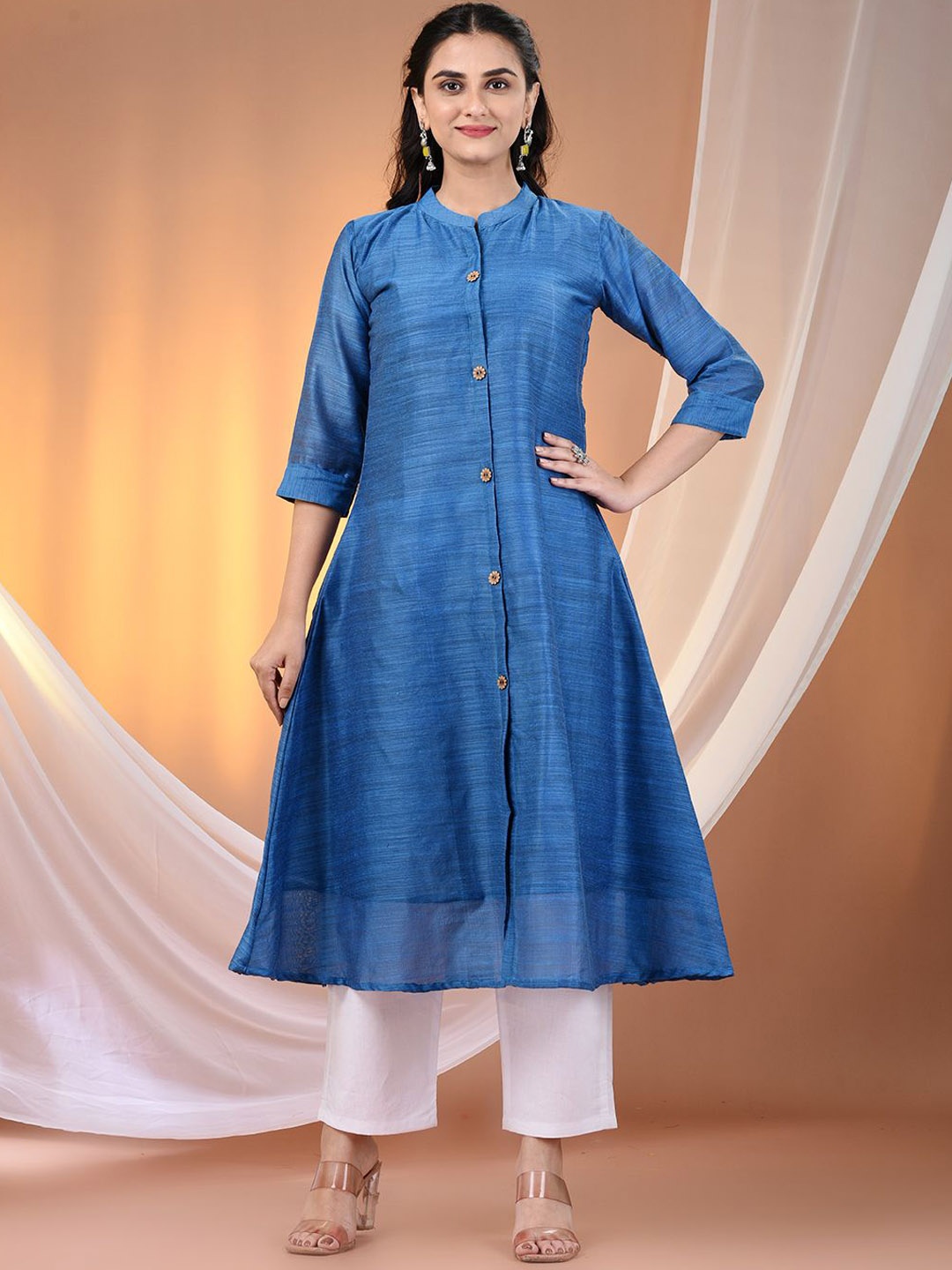 

Charukriti Women Kurta, Blue
